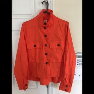 Cabi Resort Jacket Size M #5098 Tiger Lilly Orange